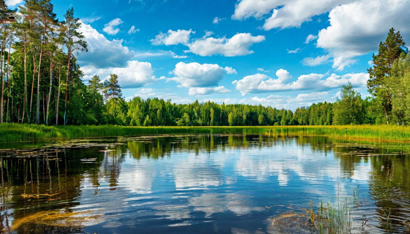 Озеро Лаче в Каргополе